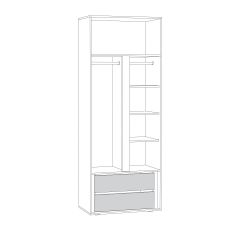 Муссон спальня (модульная) в Златоусте - zlatoust.mebel24.online | фото 10