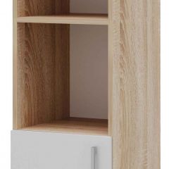 Пенал ПКС-8 Дуб сонома/Белый глянец в Златоусте - zlatoust.mebel24.online | фото
