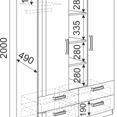 Подростковая Волкер (модульная) в Златоусте - zlatoust.mebel24.online | фото 11