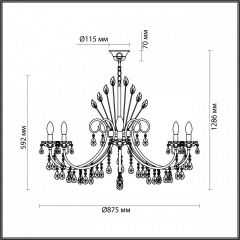 Подвесная люстра Odeon Light Versia 4977/10 в Златоусте - zlatoust.mebel24.online | фото 5