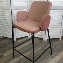 Полубарный стул NYX (H=65cm) VF109 розовый / VF110 брусничный М-City в Златоусте - zlatoust.mebel24.online | фото