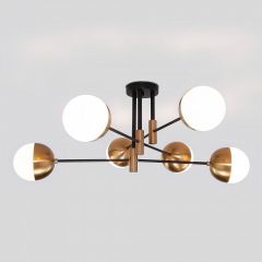 Потолочная люстра Eurosvet Nuvola 70129/6 латунь в Златоусте - zlatoust.mebel24.online | фото 2