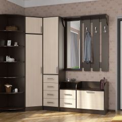 Прихожая ДИАНА-4 сек №29 (Венге/Дуб молочный) в Златоусте - zlatoust.mebel24.online | фото 3