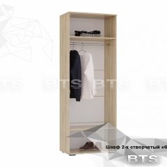 ФЛАЙ Шкаф 2-х створчатый ШК-04 (дуб сонома/белый) в Златоусте - zlatoust.mebel24.online | фото 4