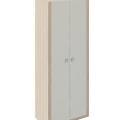 Шкаф 2 двери Глэдис М22 (ЯШС/Белый) в Златоусте - zlatoust.mebel24.online | фото