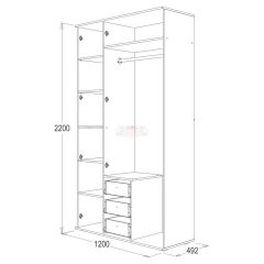 Шкаф 3-х дверный Ольга-14 в Златоусте - zlatoust.mebel24.online | фото 2