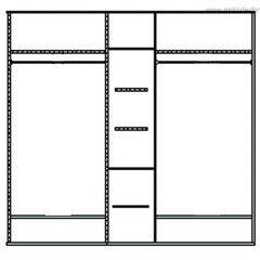 Шкаф для одежды Лика (ММ-137-01/05Б) в Златоусте - zlatoust.mebel24.online | фото 3