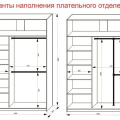 Шкаф-купе 1600 серии SOFT D6+D4+B2+PL2 (2 ящика+1штанга+1 полка) профиль «Капучино» в Златоусте - zlatoust.mebel24.online | фото 9