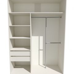 Шкаф-купе 1800 серии SOFT D8+D2+B2+PL4 (2 ящика+F обр.штанга) профиль «Капучино» в Златоусте - zlatoust.mebel24.online | фото 2