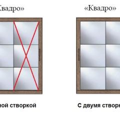 Шкаф-купе №19 Серия 3 Квадро (1700) Ясень Анкор светлый в Златоусте - zlatoust.mebel24.online | фото 3