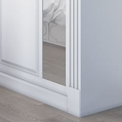 Шкаф-купе 2450 серии NEW CLASSIC K6Z+K1+K6+B22+PL2 (по 2 ящика лев/прав+1 штанга+1 полка) профиль «Капучино» в Златоусте - zlatoust.mebel24.online | фото 5