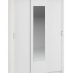 Шкаф-купе Бассо 1300 (Белый) в Златоусте - zlatoust.mebel24.online | фото