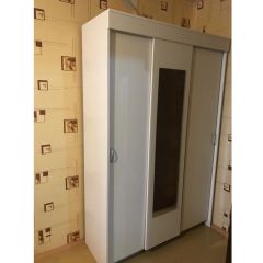 Шкаф-купе Бассо 1300 (Белый) в Златоусте - zlatoust.mebel24.online | фото 3