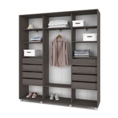 МАРТИН Шкаф-купе Анкор темный (2200*450) М421 в Златоусте - zlatoust.mebel24.online | фото 4