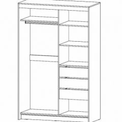 РИВЬЕРА Шкаф-купе 2х створчатый в Златоусте - zlatoust.mebel24.online | фото 2
