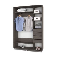 РОЛАНД Шкаф-купе Анкор темный (450*1500) Р451 в Златоусте - zlatoust.mebel24.online | фото 4