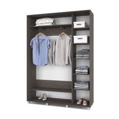 РОЛАНД Шкаф-купе Анкор темный (450*1600) Р461 в Златоусте - zlatoust.mebel24.online | фото 3