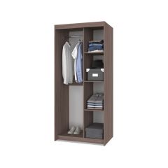 ТОМАС Шкаф-купе с зеркалом Шимо темный/светлый Т22 в Златоусте - zlatoust.mebel24.online | фото 2