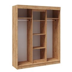 Шкаф-купе ТВИСТ Белый/Дуб юкон в Златоусте - zlatoust.mebel24.online | фото 2