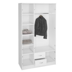 Шкаф Ронда ШК-3 с зеркалом (Белый) в Златоусте - zlatoust.mebel24.online | фото 2