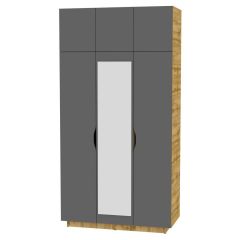 Шкаф с зеркалом "Аврора (H23_M)" в Златоусте - zlatoust.mebel24.online | фото 19