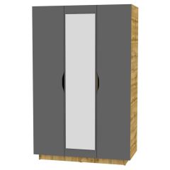 Шкаф с зеркалом "Аврора (H24_M)" в Златоусте - zlatoust.mebel24.online | фото 2