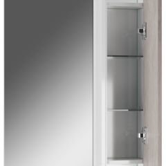 Шкаф-зеркало Uno 60 Дуб серый левый/правый Домино (DU1503HZ) в Златоусте - zlatoust.mebel24.online | фото 4