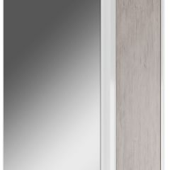 Шкаф-зеркало Uno 60 Дуб серый левый/правый Домино (DU1503HZ) в Златоусте - zlatoust.mebel24.online | фото 1