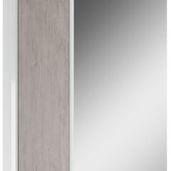 Шкаф-зеркало Uno 60 Дуб серый левый/правый Домино (DU1503HZ) в Златоусте - zlatoust.mebel24.online | фото 2