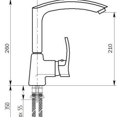 Смеситель MS-002 в Златоусте - zlatoust.mebel24.online | фото 3