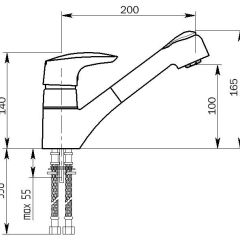 Смеситель MS-010 в Златоусте - zlatoust.mebel24.online | фото 2