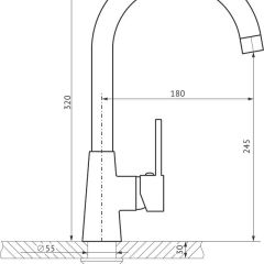 Смеситель MS-014 в Златоусте - zlatoust.mebel24.online | фото 2