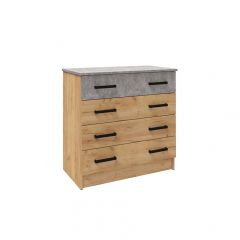 Спальня Асти Комод (Дуб крафт золотой) в Златоусте - zlatoust.mebel24.online | фото