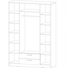 КОСТА-РИКА Шкаф 4-х створчатый (шимо темный/шимо светлый) в Златоусте - zlatoust.mebel24.online | фото 2