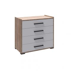 Спальня Соната Комод (Белый/Дуб крафт золотой) в Златоусте - zlatoust.mebel24.online | фото