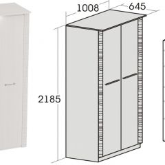 Спальный гарнитур Элана (модульная) Бодега белая в Златоусте - zlatoust.mebel24.online | фото 10