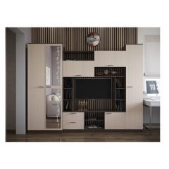 Стенка Марта 11 (Венге/Беленый дуб) в Златоусте - zlatoust.mebel24.online | фото 3