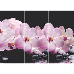 Стол Бостон-3 (Розовая Орхидея) 1100/1420*700, опора Брифинг в Златоусте - zlatoust.mebel24.online | фото 2