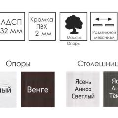 Стол раскладной Ялта-2 (опоры массив резной) в Златоусте - zlatoust.mebel24.online | фото 4