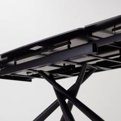 Стол RIVOLI 140 MATT BLACK MARBLE SOLID CERAMIC / BLACK, ®DISAUR в Златоусте - zlatoust.mebel24.online | фото 5