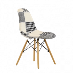 Стул Barneo N-12 Patchwork черно-белый в Златоусте - zlatoust.mebel24.online | фото