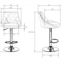 Стул барный DOBRIN LOGAN LM-5007 (кремовый) в Златоусте - zlatoust.mebel24.online | фото