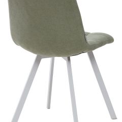 Стул CHILLI SQUARE UF860-11B мятный, ткань/ белый каркас М-City в Златоусте - zlatoust.mebel24.online | фото 2
