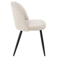 Стул на металлокаркасе Gabi 1 beige / black в Златоусте - zlatoust.mebel24.online | фото 3