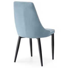 Стул на металлокаркасе Kora 1 light blue / white / black в Златоусте - zlatoust.mebel24.online | фото 4