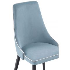 Стул на металлокаркасе Kora 1 light blue / white / black в Златоусте - zlatoust.mebel24.online | фото 5