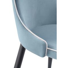 Стул на металлокаркасе Kora 1 light blue / white / black в Златоусте - zlatoust.mebel24.online | фото 6