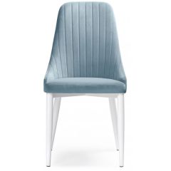 Стул на металлокаркасе Kora light blue / white в Златоусте - zlatoust.mebel24.online | фото 2