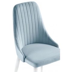 Стул на металлокаркасе Kora light blue / white в Златоусте - zlatoust.mebel24.online | фото 5