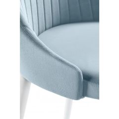 Стул на металлокаркасе Kora light blue / white в Златоусте - zlatoust.mebel24.online | фото 6